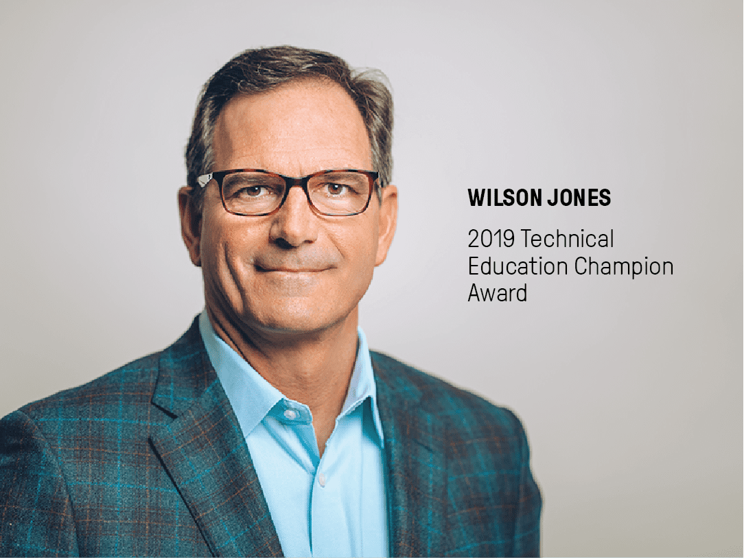 Image of Wilson Jones on a grey background with black text