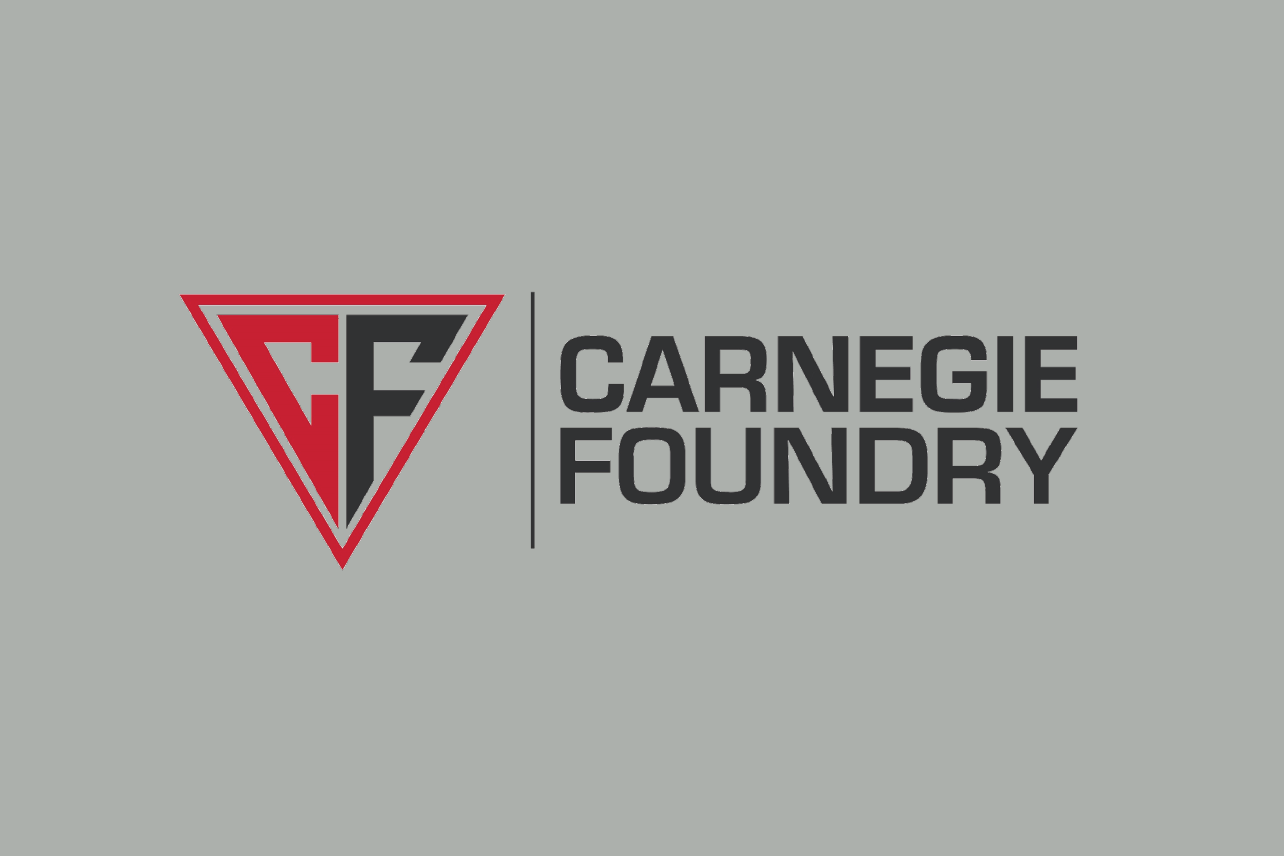 Carnegie Foundry logo on grey background